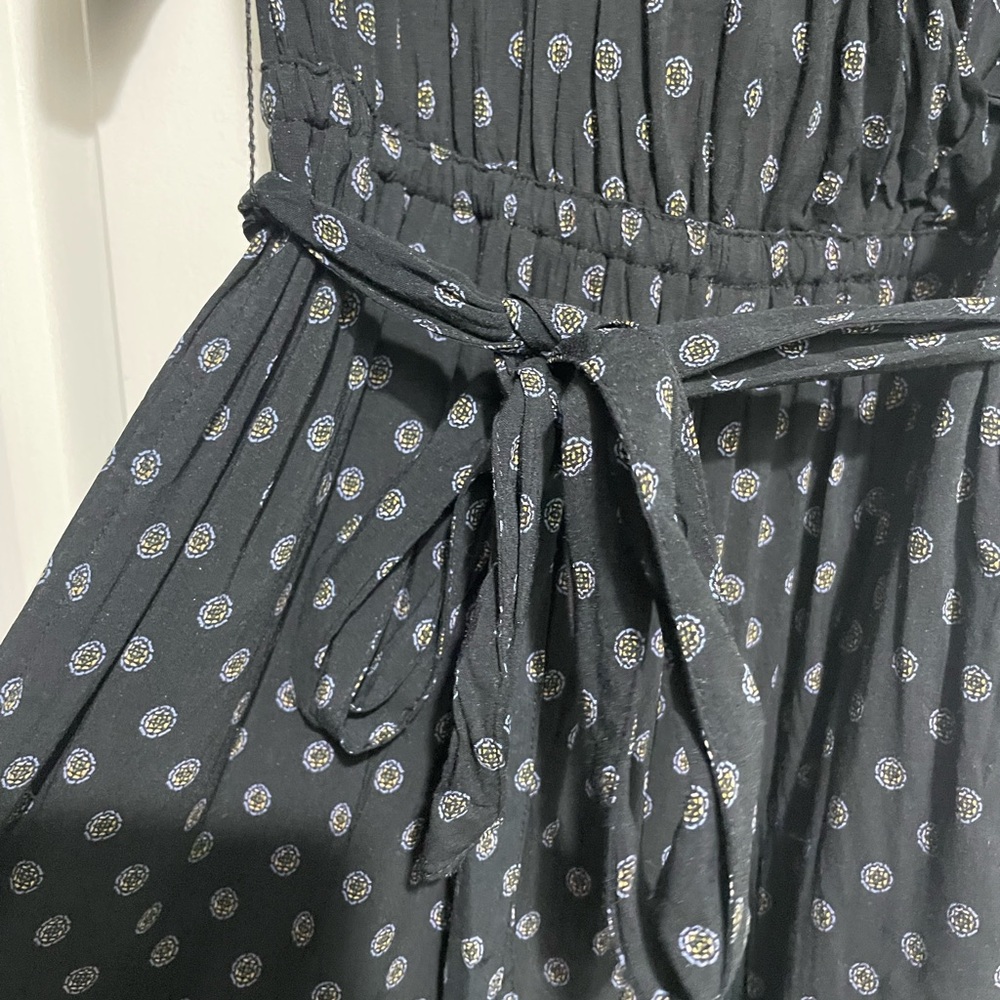 Vanette polka-dot printed cropped jumpsuit - Picture 4 of 5